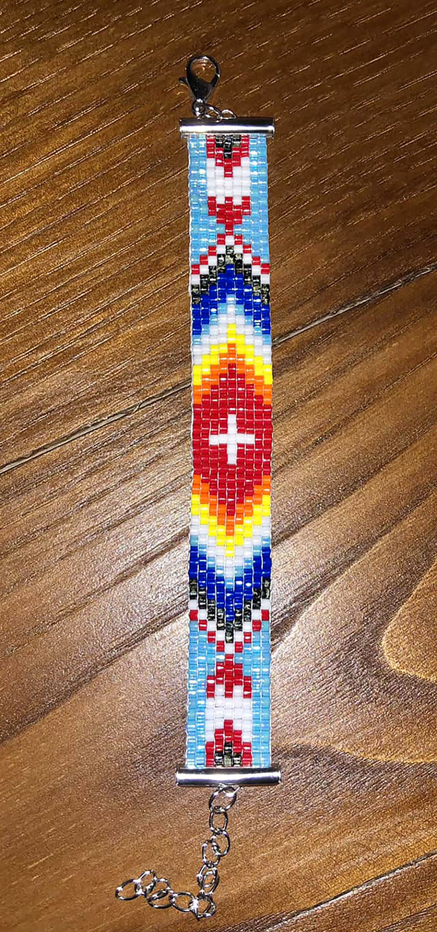 Bracelet en perles Miyuki Chakras (bracelet 6)