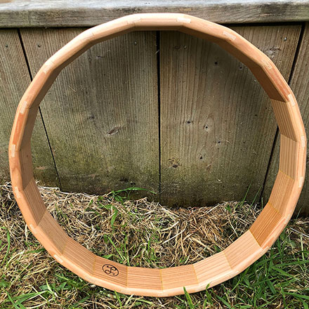 Cadre de tambour chamanique en chêne (cadre 1)