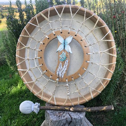 Tambour Papillon plume (tambour 58)