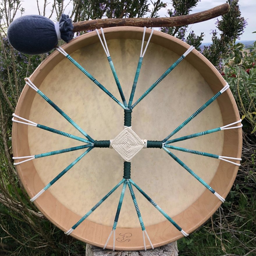 Tambour tissé Émeraude (tambour 41)