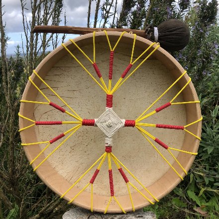 Tambour tissé Feu 2 (tambour 43)