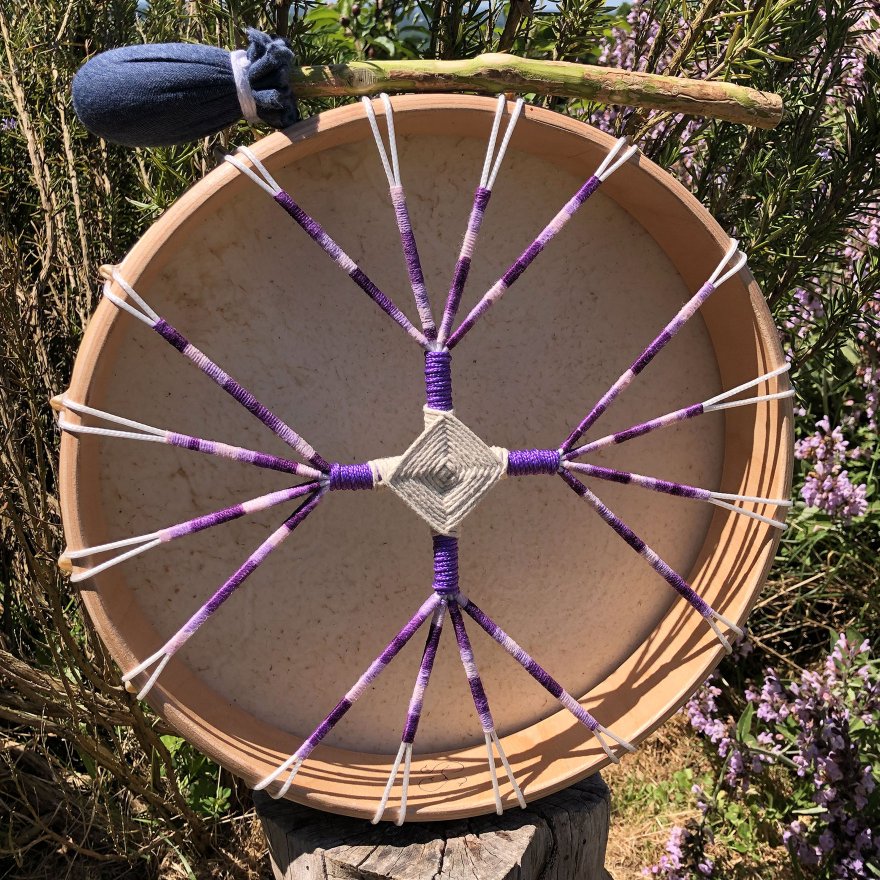 Tambour tissé Troisième oeil (tambour 32)