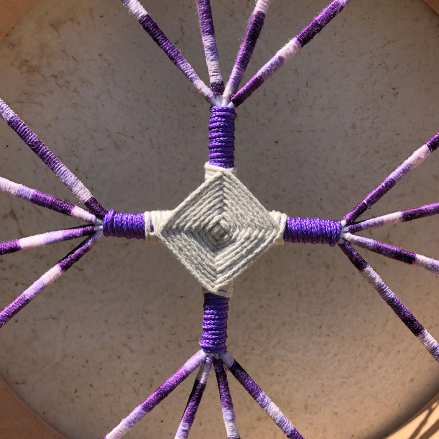 Tambour tissé Troisième oeil (tambour 32)